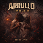 Portada de Arrullo de Sergi Lyrics, canción de rock español oscuro sobre deseo, pasión destructiva, dolor y encierro emocional